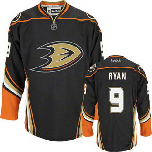 Anaheim Ducks 9 Bobby Ryan Black Third NHL Hockey Jersey